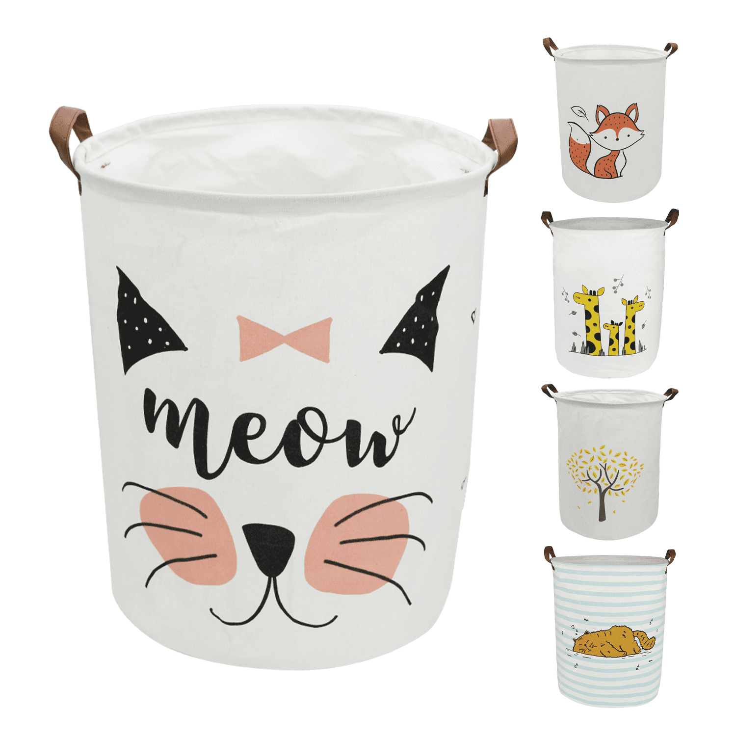 Laundry Basket, Collapsible Large Laundry Hamper Waterproof with