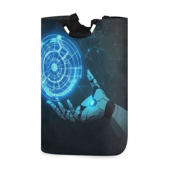 Laundry Basket Collapsible Laundry Basket Hamper with Handles for Dorm Clothes Toy Storage Robot Hand