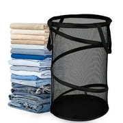 Laundry Basket, Collapsible Laundry Baskets, Handy Laundry Collapsible Mesh Pop Up Basket Breathable, Sturdy, Foldable, and Space-Saving Design for Clothes and Storage, 14.17x22.83