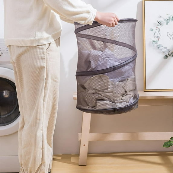 Laundry Basket, Collapsible Laundry Baskets, Handy Laundry Collapsible Mesh Pop Up Basket – Breathable, Sturdy, Foldable, and Space-Saving Design for Clothes and Storage, Multi-size and color