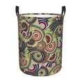 thumbnail image 1 of Laundry Basket, Colorful Mandala Spiral Pattern Laundry Hamper Waterproof Laundry Bag Clothes Hamper Laundry Bin with Handles for Bedroom, Living Room, Kids Room, 1 of 6