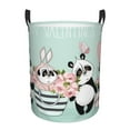 thumbnail image 1 of Laundry Basket, Cute Panda (2) Waterproof Laundry Hamper With Padded Handles, Clothes Hamper For Laundry, Bedroom, Dorm, Towels, Laundry Bin Easy Storage, 1 of 8