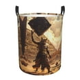 thumbnail image 1 of Laundry Basket, Egyptian Cat Pharaoh Magic Laundry Hamper Waterproof Laundry Bag Clothes Hamper Laundry Bin with Handles for Bedroom, Living Room, Kids Room, 1 of 6