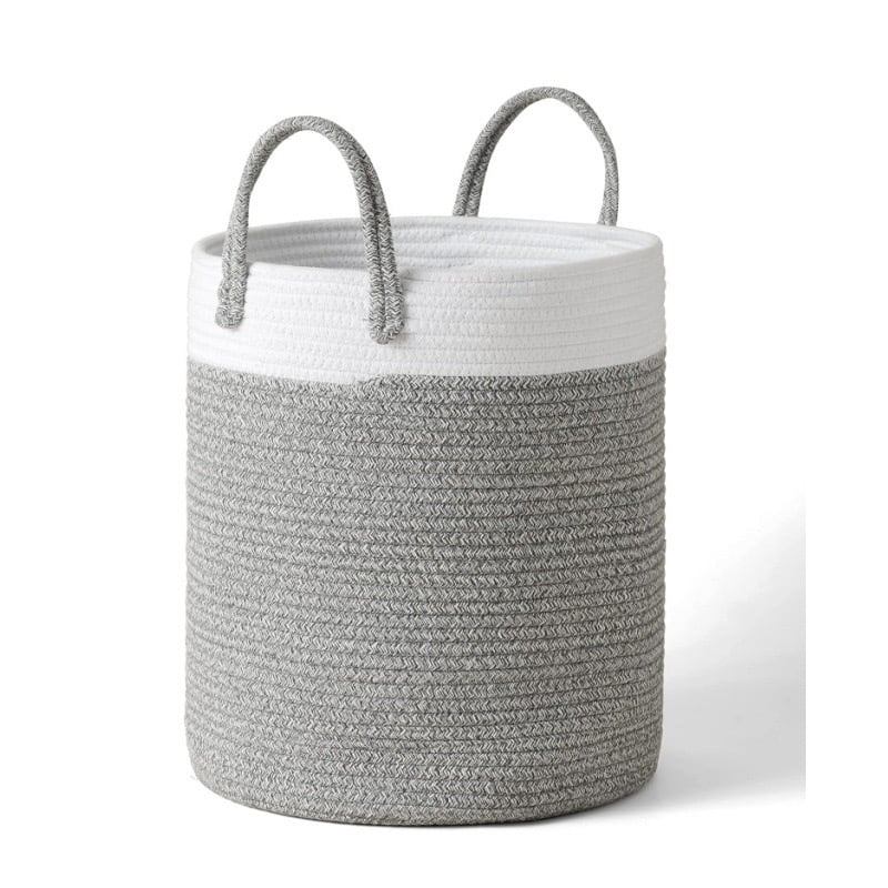 Laundry Basket, Foldable Laundry Hamper with Handles, Bedroom Storage for Blankets Clothes Toys