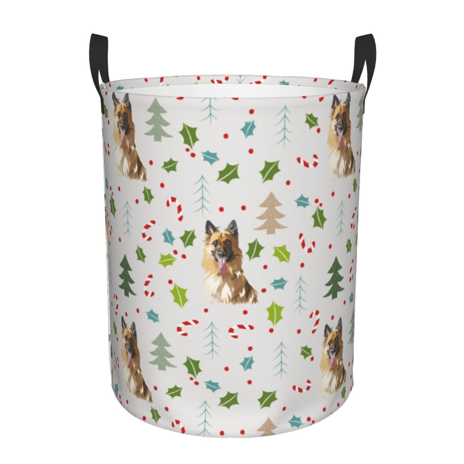 Leaf Pile German Shepherd Quilted Laundry Basket NCU0HNH064