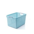 thumbnail image 1 of Laundry Basket Green Deep 31x22cm With Silvery Handle, 1 of 7