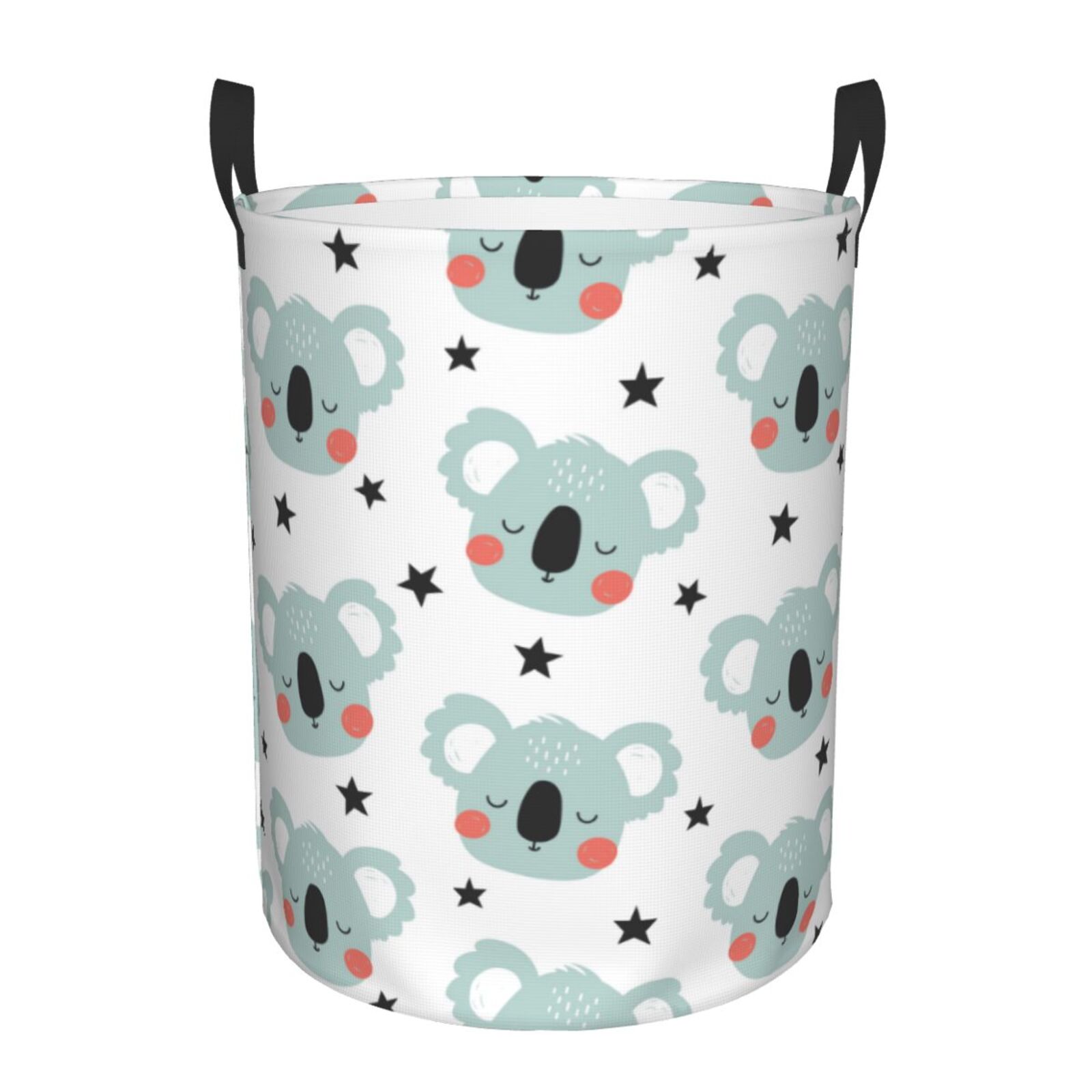 Cute Koala Laundry Hamper – Collapsible Storage Bin With Handle For Clothes, Toys & Nursery - View #2