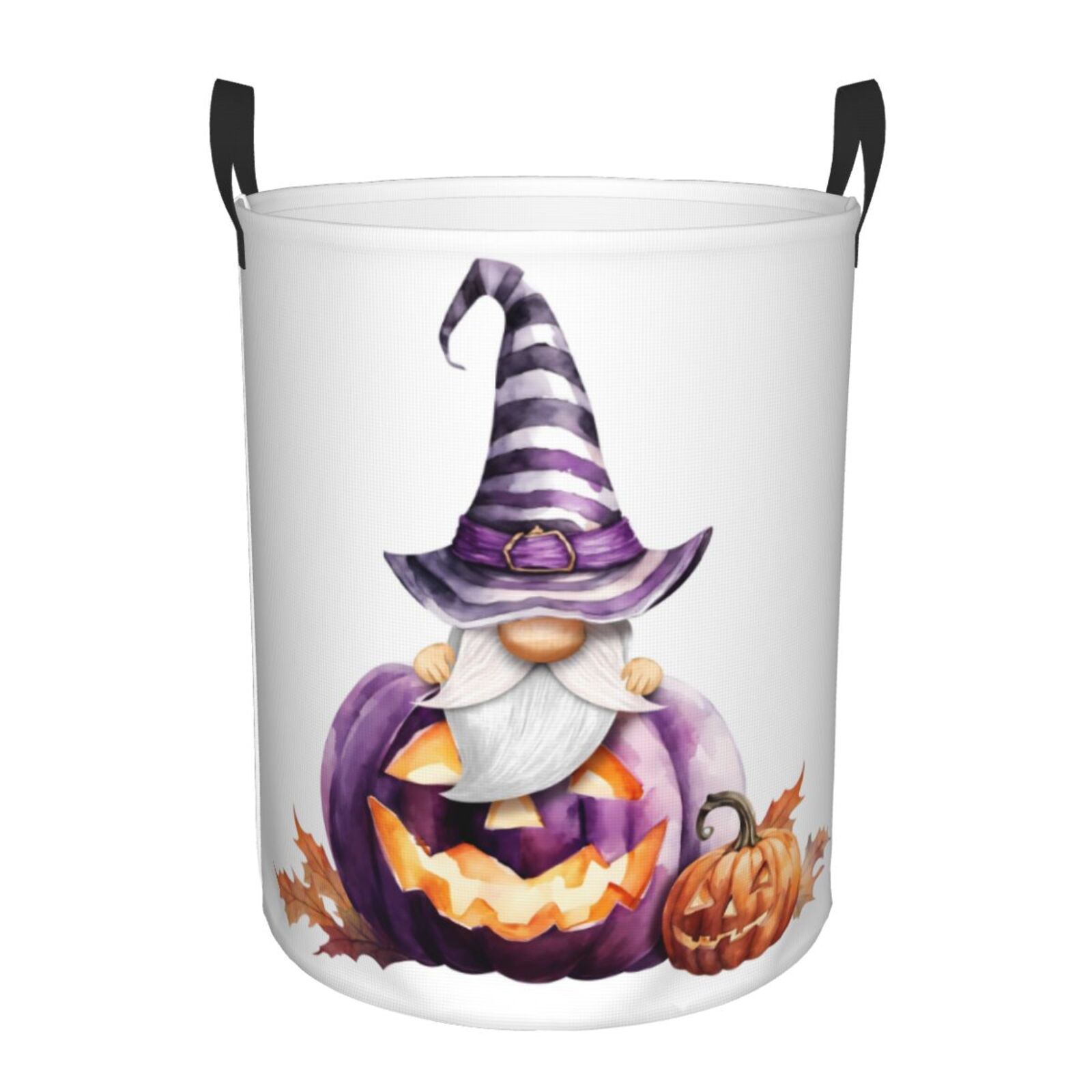 Ghoul Garden Gnome Quilted Laundry Basket NCU0PTT967