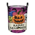 thumbnail image 1 of Laundry Basket, Halloween Happy and Fun Laundry Hamper Waterproof Laundry Bag Clothes Hamper Laundry Bin with Handles for Bedroom, Living Room, Kids Room, 1 of 6