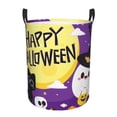 thumbnail image 1 of Laundry Basket, Halloween Happy J Waterproof Laundry Hamper with Padded Handles, Clothes Hamper for Laundry, Bedroom, Dorm, Towels, Laundry Bin Easy Storage, 1 of 6