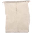 thumbnail image 1 of TABLZONE Wood Handle Laundry Basket Beige Cotton Linen for Home Large Capacity Organizer, 1 of 6