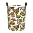 Laundry Basket with Handles Hot Dog With One Sausage Freestanding