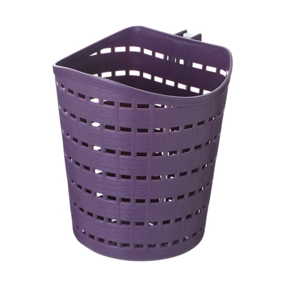 Laundry Basket, Hanging Storage Basket, Rotating Organizer with Hook, Plastic Storage Basket, Bathroom Organizer, Utility Hamper, Space Saving Storage for Laundry Room, Closet
