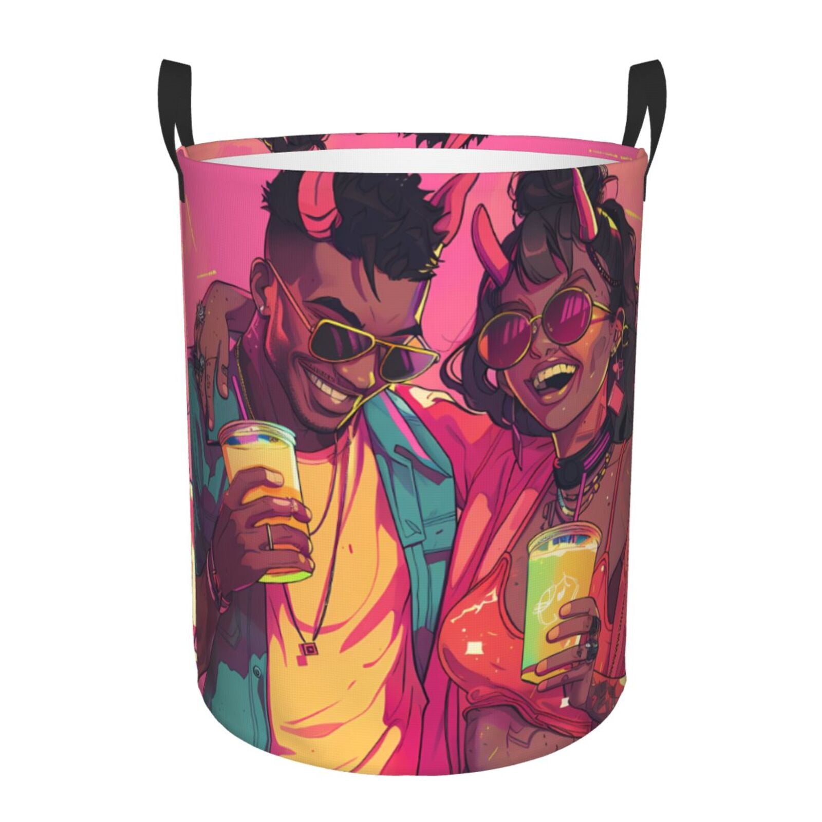 Laundry Basket, Hip Hop People No.109 Laundry Hamper Waterproof Laundry ...