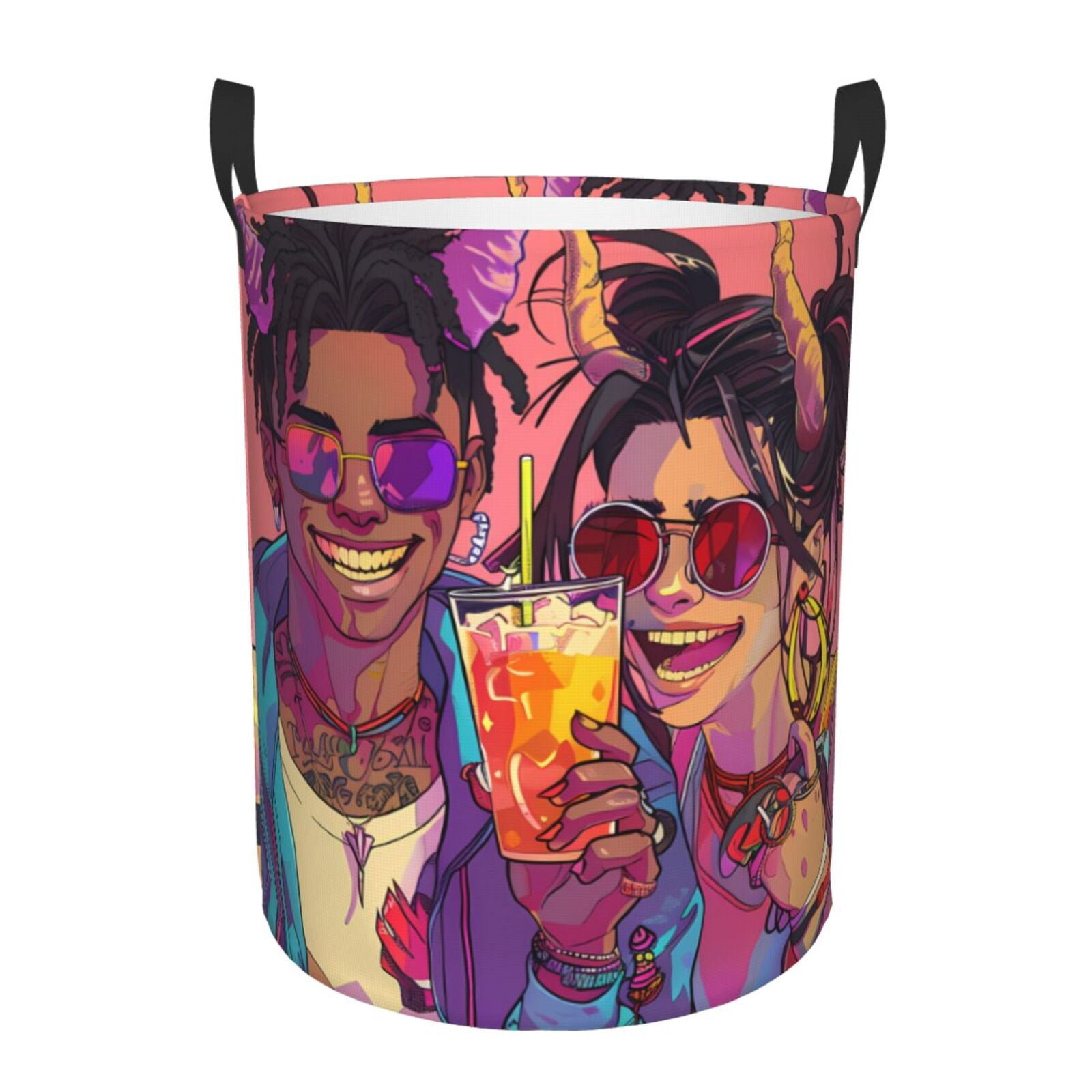 Laundry Basket, Hip Hop People No.110 Laundry Hamper Waterproof Laundry ...