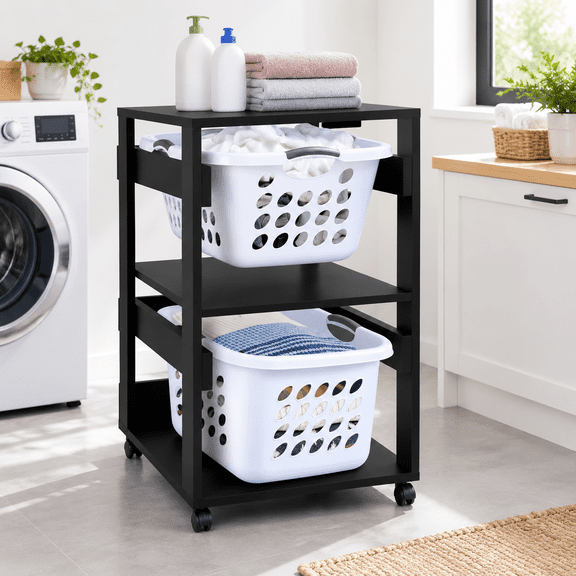 Laundry Basket Holder Sh Stackable Sorter