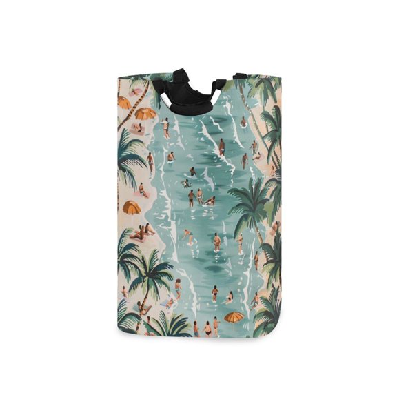 Laundry Basket Laundry Hampers 12.6*11* 22.7 Inch Storage Basket Laundry Hampers is Lightweight and Foldable Beach Swimming