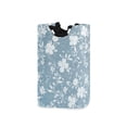 thumbnail image 1 of Laundry Basket Laundry Hampers 12.6*11* 22.7 Inch Storage Basket Laundry Hampers is Lightweight and Foldable Beautiful Blue Cloth Flowers, 1 of 7