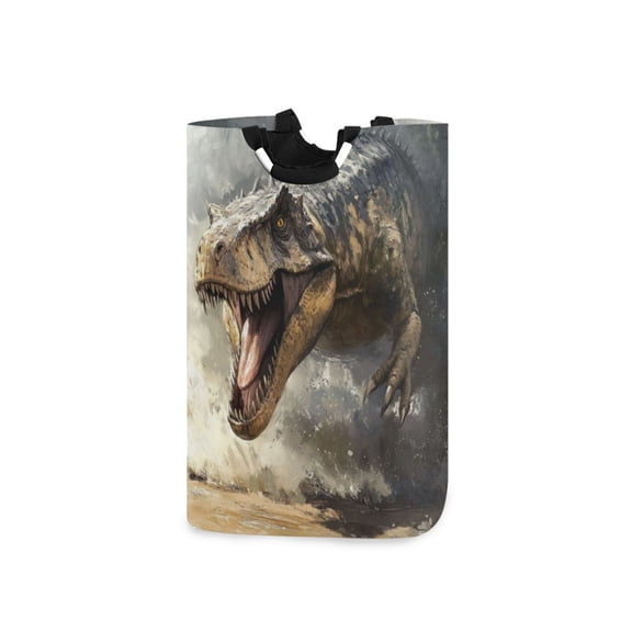 Laundry Basket Laundry Hampers 12.6*11* 22.7 Inch Storage Basket Laundry Hampers is Lightweight and Foldable Big-billed Dinosaur
