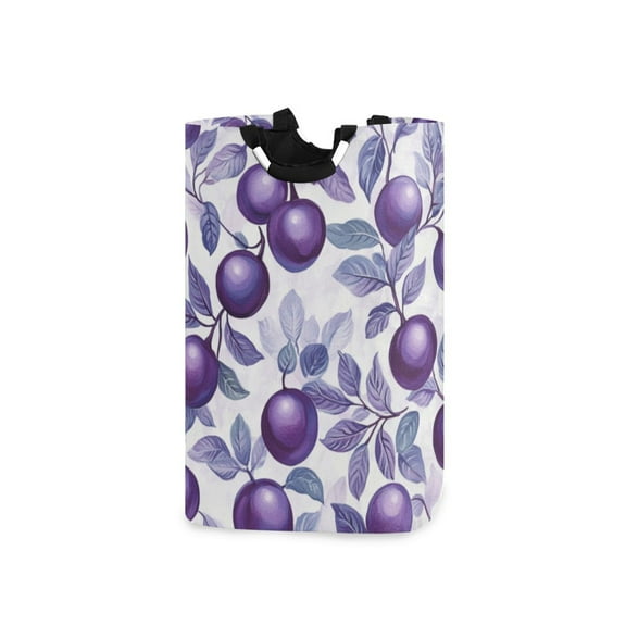 Laundry Basket Laundry Hampers 12.6*11* 22.7 Inch Storage Basket Laundry Hampers is Lightweight and Foldable Large Purple Plum