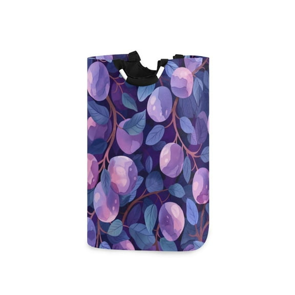 Laundry Basket Laundry Hampers 12.6*11* 22.7 Inch Storage Basket Laundry Hampers is Lightweight and Foldable Large Purple Plum