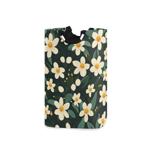 Laundry Basket Laundry Hampers 12.6*11* 22.7 Inch Storage Basket Laundry Hampers is Lightweight and Foldable Pretty Flowers2