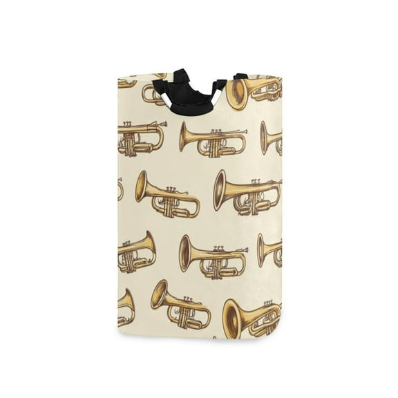 Laundry Basket Laundry Hampers 12.6*11* 22.7 Inch Storage Basket Laundry Hampers is Lightweight and Foldable The Gold Horn Is Seamless