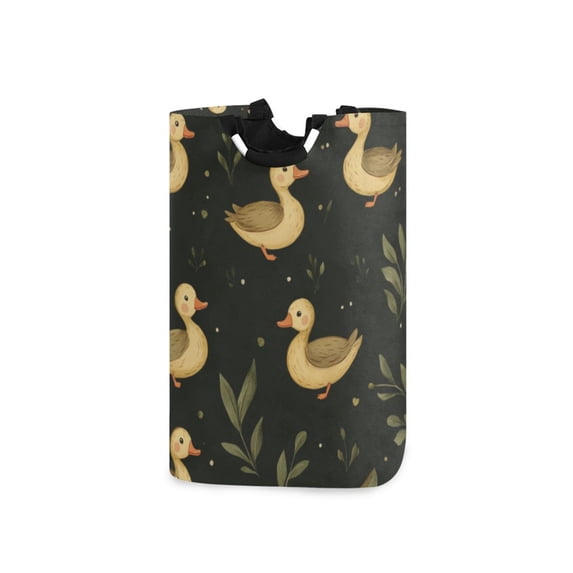 Laundry Basket Laundry Hampers 12.6*11* 22.7 Inch Storage Basket Laundry Hampers is Lightweight and Foldable Yellow Duck Cartoon2