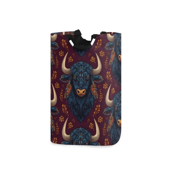 Laundry Basket Laundry Hampers Storage Basket Store Clothes Lightweight and Foldable Beautiful Cow Seamless