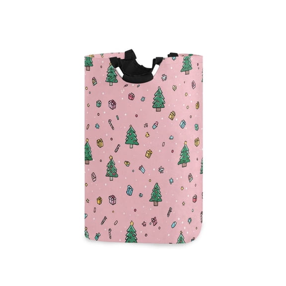 Laundry Basket Laundry Hampers Storage Basket Store Clothes Lightweight and Foldable Christmas Tree Green