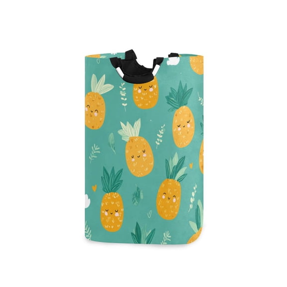 Laundry Basket Laundry Hampers Storage Basket Store Clothes Lightweight and Foldable Pineapple Pattern Cartoon
