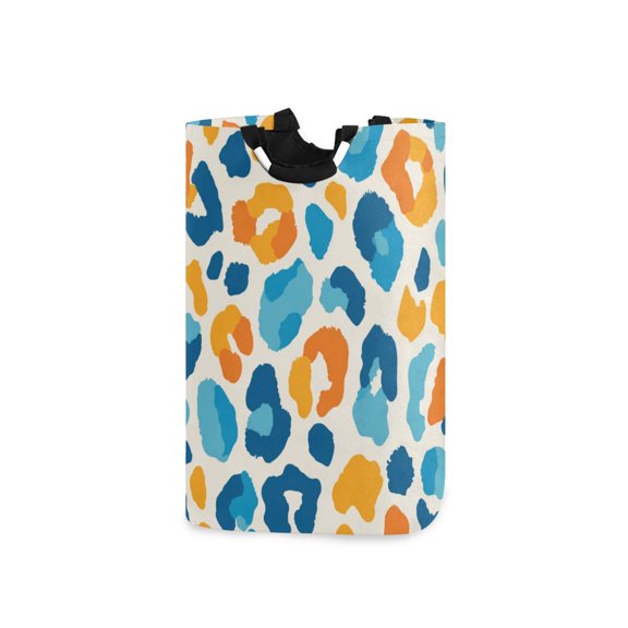 Laundry Basket Laundry Hampers Storage Basket Store Clothes Lightweight and Foldable Vector Blue Spot Pattern