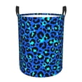 thumbnail image 1 of Laundry Basket, Light Blue Leopard Print Laundry Hamper Waterproof Laundry Bag Clothes Hamper Laundry Bin with Handles for Bedroom, Living Room, Kids Room, 1 of 6