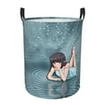 thumbnail image 1 of Laundry Basket Organizer Collapsible -Fantasy Fairy Tale Dirty Clothes Hamper for Bathroom Kids Girls Boys Laundry Hamper Small, 1 of 8