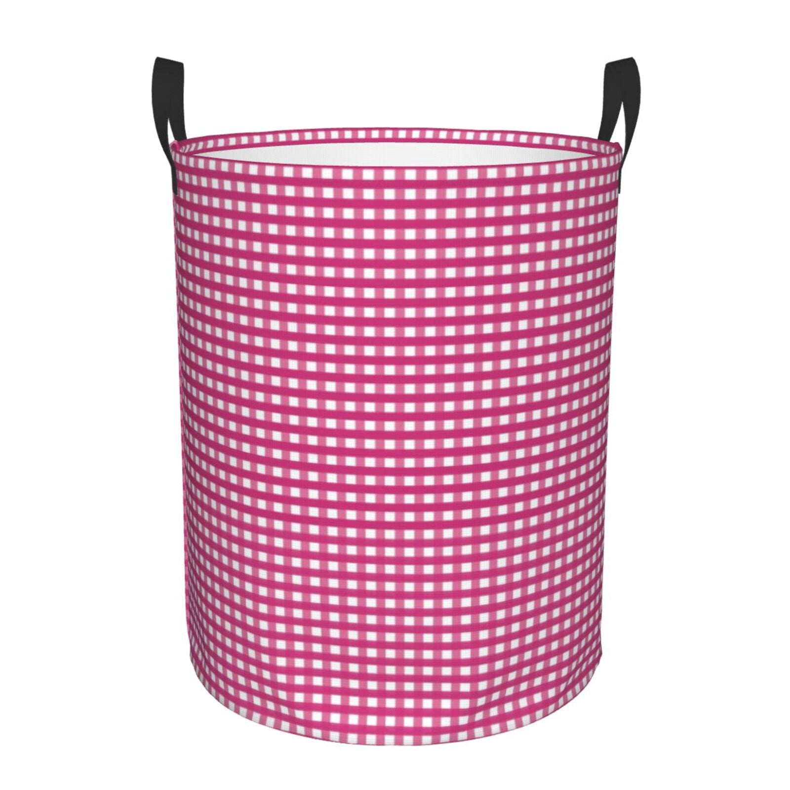 Pink Camouflage Print Laundry Basket