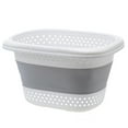 Laundry Basket Plastic Foldable Up Laundry Hamper Portable Washing Tub
