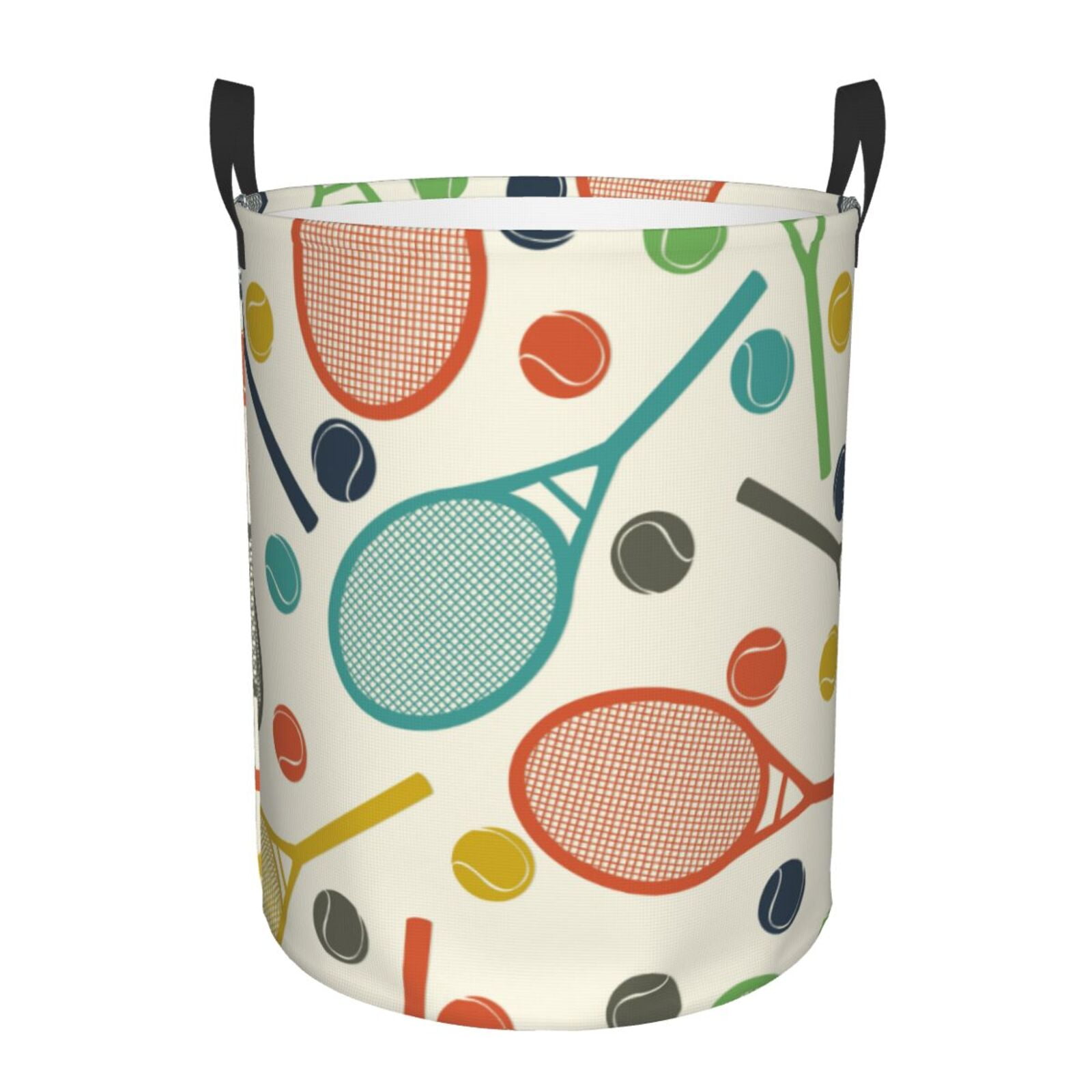 Laundry Basket, Racket And Tennis Ball Waterproof Laundry Hamper With ...