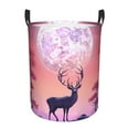 Laundry Basket Red Tree Moon Elk Freestanding Laundry Hamper Stands