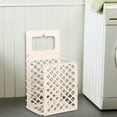 thumbnail image 1 of Laundry Basket Wall Hanging No Drill For Home Bathroom And Closet Clothing Storage Organizer Rack With Handle Storage Baskets For Organizing, 1 of 6