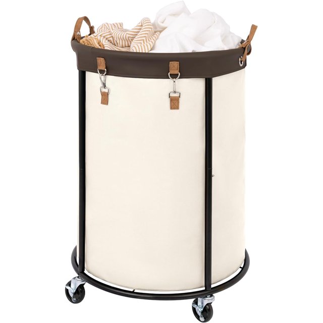 Laundry Basket with Wheels, 210L Extra Large Rolling Laundry Hamper