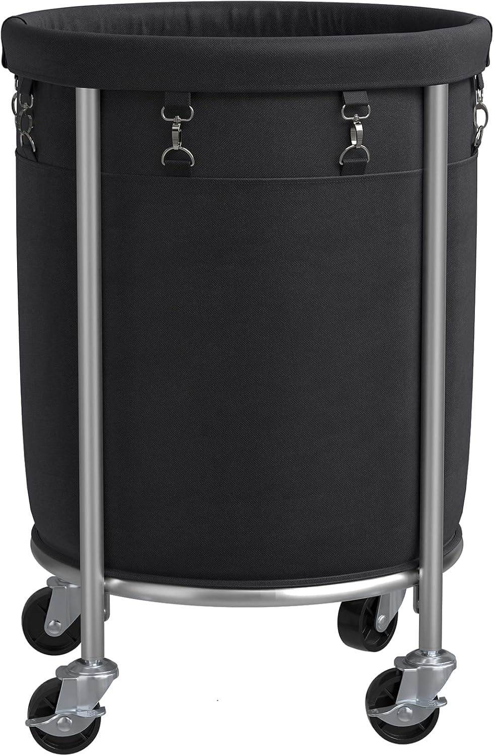 Laundry Basket with Wheels, 29 Gallons Rolling Laundry Hamper with Removable Bag and Steel Frame