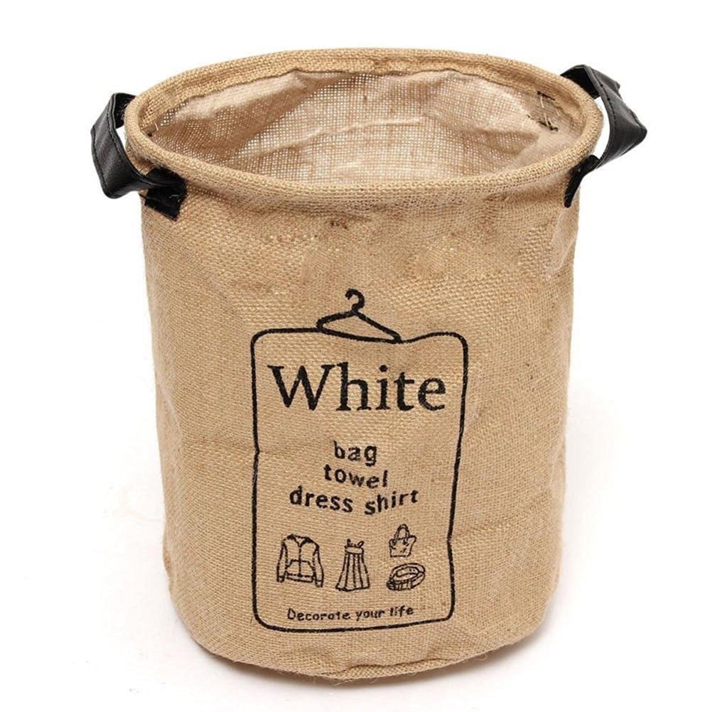 Laundry Basket Woven Groceries Clothing Hampers for Baskets Jute