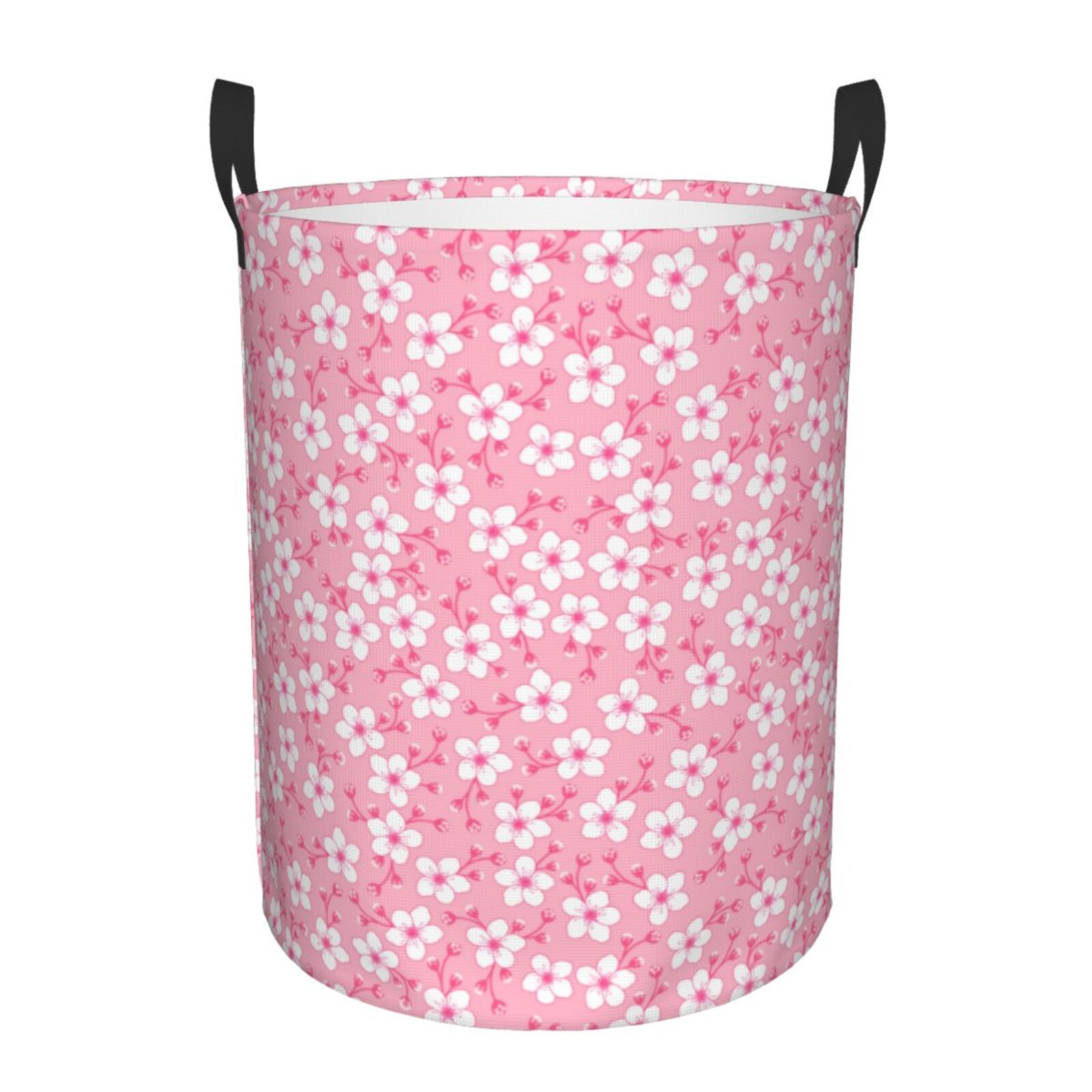 Baby Laundry Basket Dust Proof  In  Light Pink Color , Easy Transport Packing , Easy Grip Handle main image 1