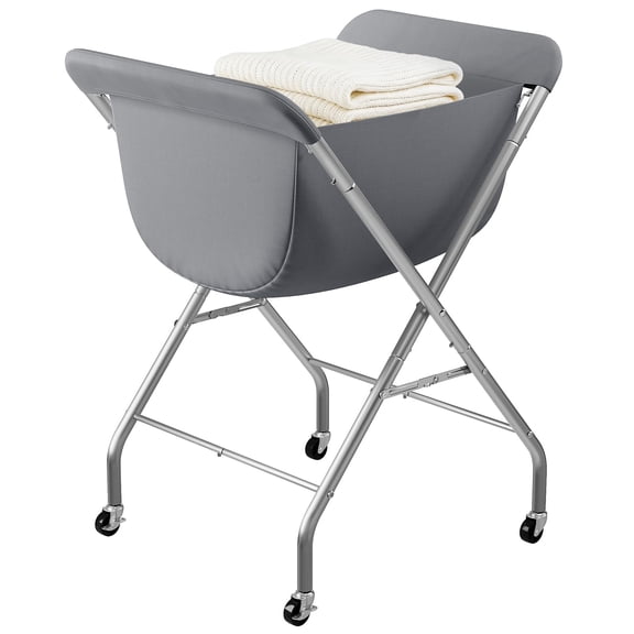 Laundry Basket with Wheels, Collapsible Laundry Hamper,