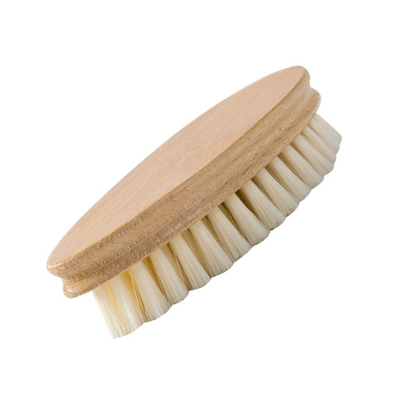 MEIBUTYUP Shoe Polishing Brush Set, 2 Synthetic Material Brushes for Household Shoe Cleaning and Care