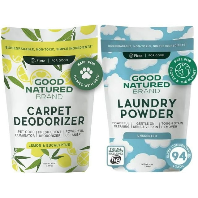  Laundry Bundle Carpet Freshener Lemon & Eucalyptus 47oz Pet