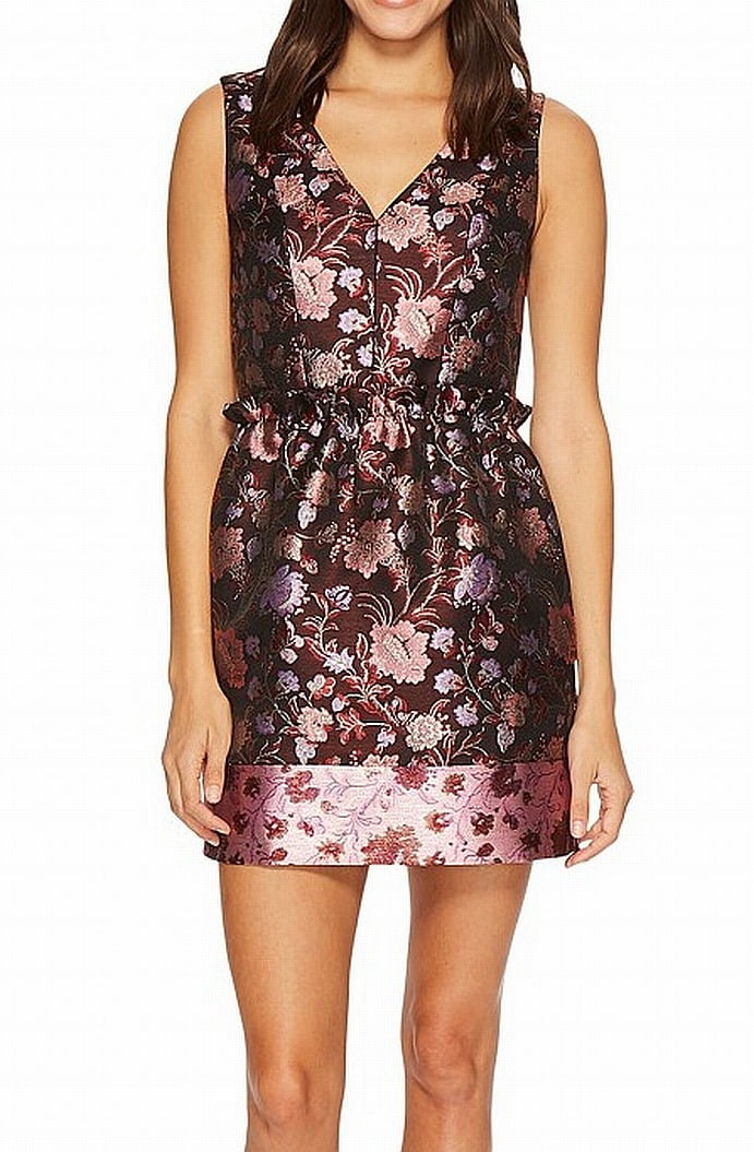 laundry by shelli segal formal dresses Laundry By Shelli Segal Purple and White Resort Dress – Deja Vu Consignment main image 1