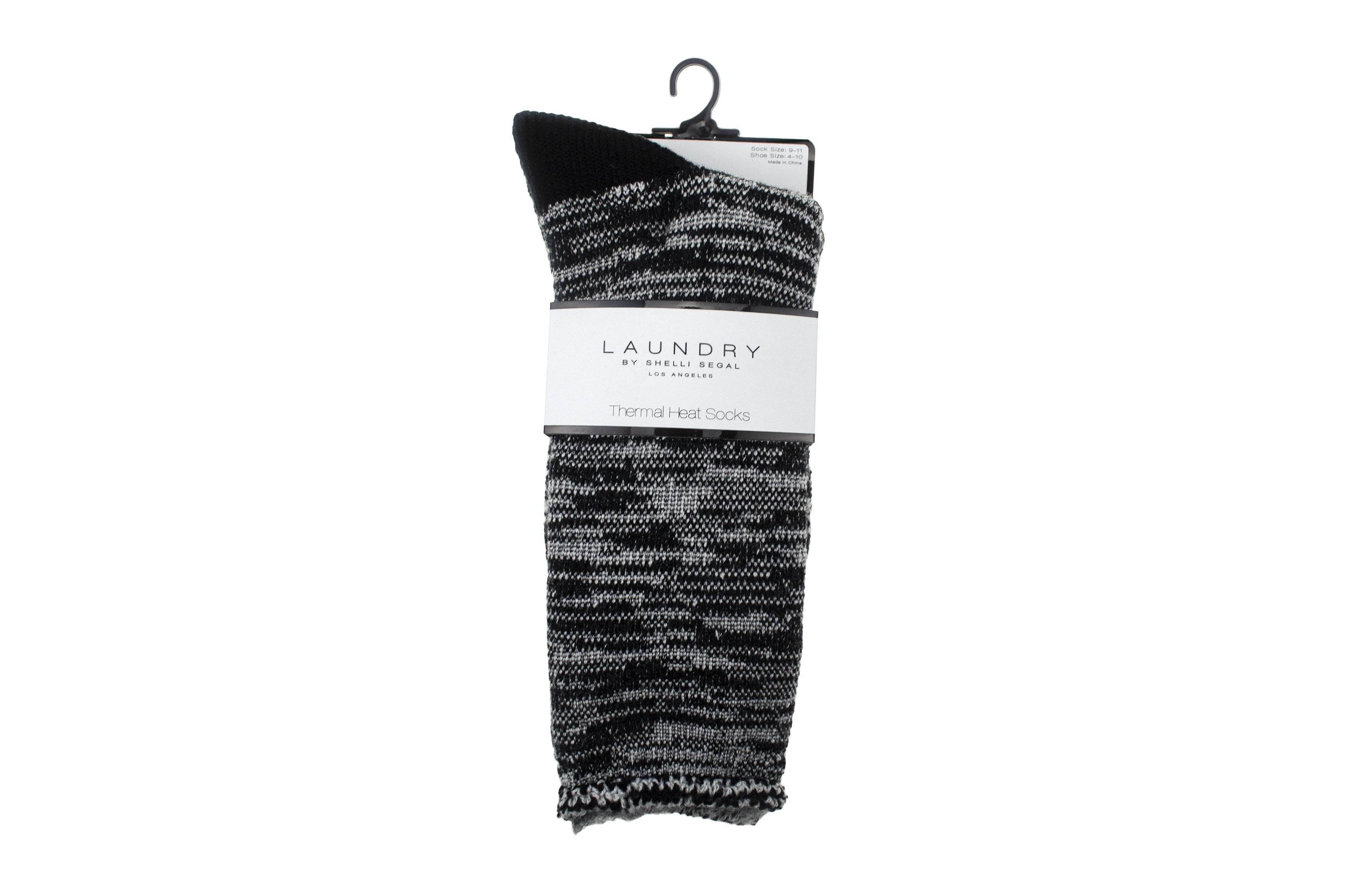 Laundry By Shelli Segal Women's Cozy Heat Lounge Crew Socks, Softest Warm Winter Long Socks, 1 Pair