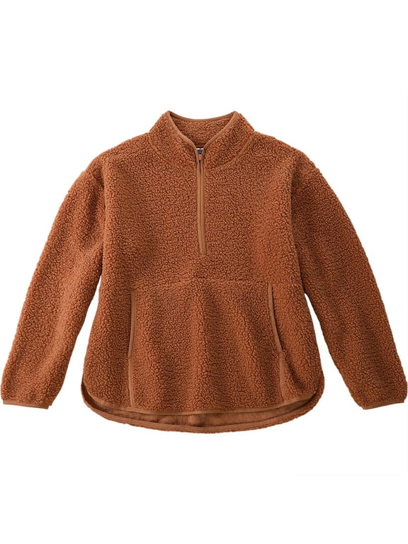 Laundry By Shelli Segal Women's Sherpa Quarter Zip