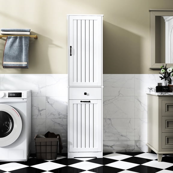 Laundry Cabinet with Multiple Uses | Store Toiletries & Clothes | 15mm Particle & 3mm MDF | Make Laundry Handling Simple
